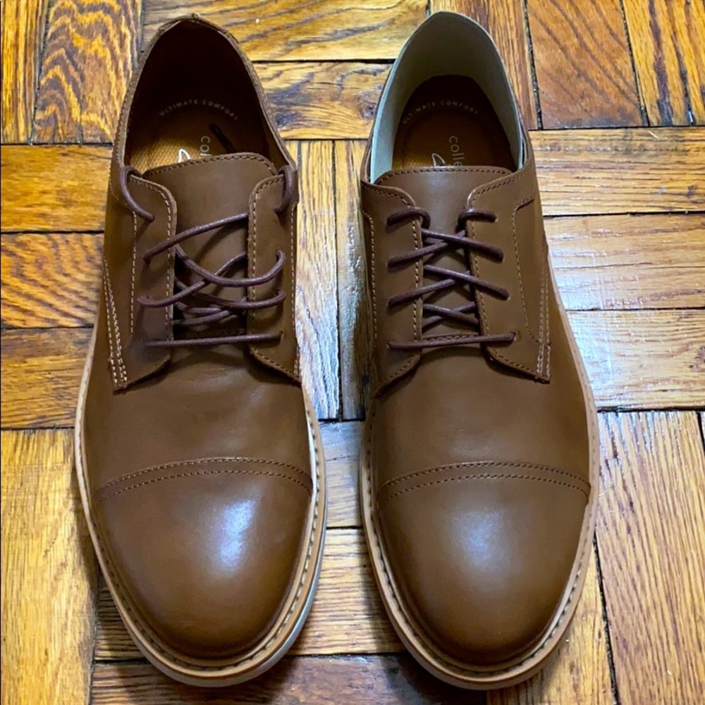 NIB Clark’s men’s tan Draper oxfords size: 11